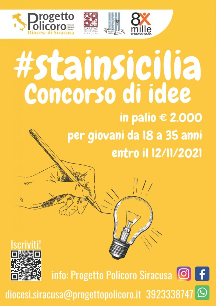Manifesto #stainsicilia Progetto Policoro